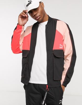 puma baseball collar tracksuit