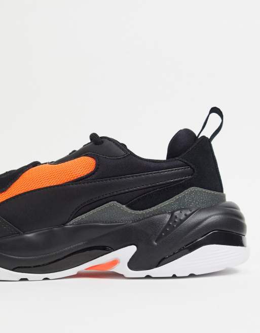 Puma Thunder 2.0 sneakers in black and red