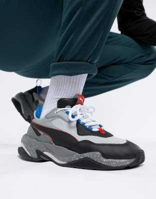 puma thunder electric homme orange