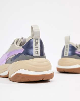 puma thunder electric white blue silver