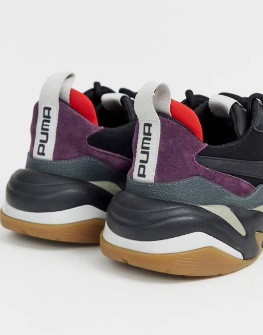 Puma thunder cheap spectra black purple