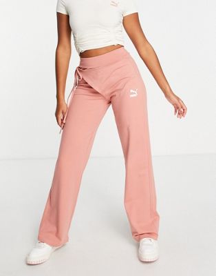 Puma tie side trousers in soft pink - ASOS Price Checker