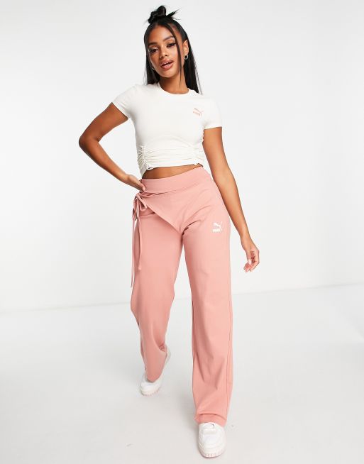 Pink hot sale tie pants