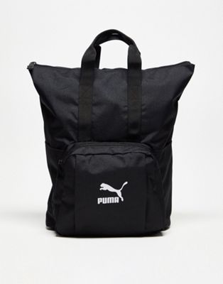 Puma Tote backpack in puma black-puma white - ASOS Price Checker