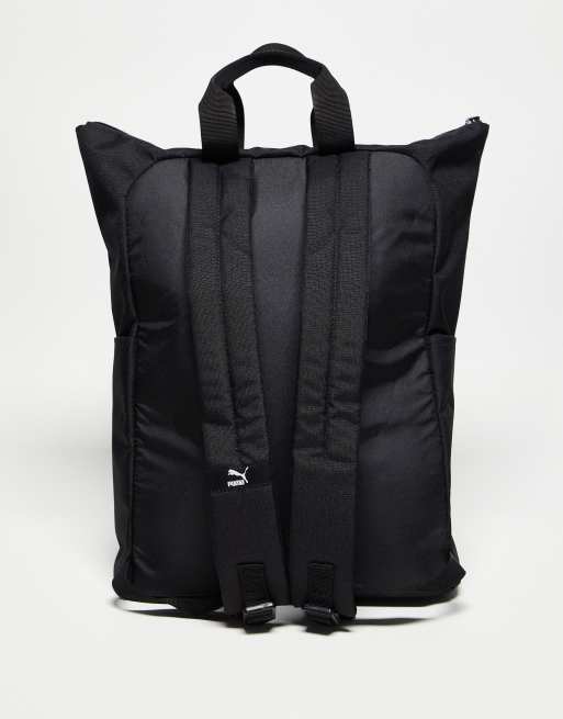 Puma Tote backpack in puma black puma white