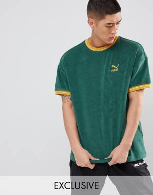 puma towelling t shirt