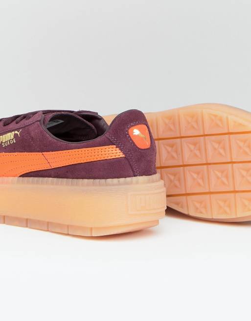 Puma trionfo cheap women orange