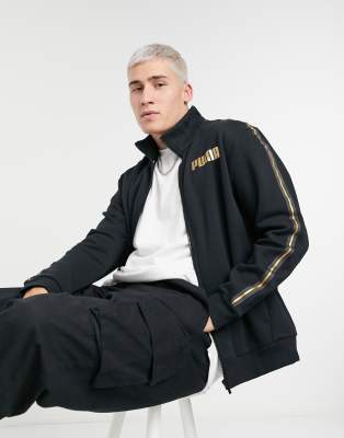 Black and gold puma tracksuit online