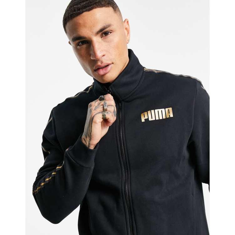 Gold puma jacket new arrivals