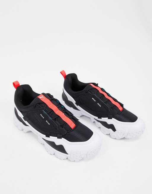 Puma Trailfox Overland Baskets Noir et blanc ASOS