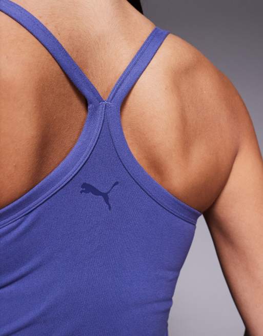 Puma Train all day 2 in 1 tank top in blue, 4 of 4