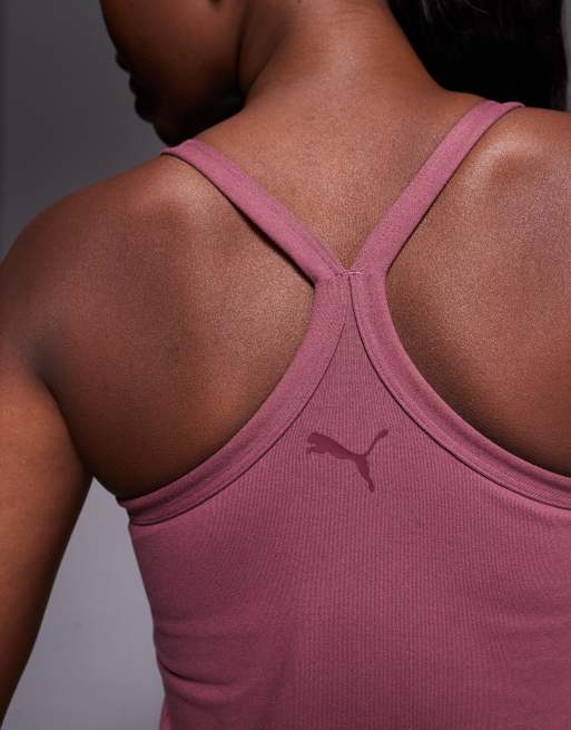 PUMA Train all day 2 in 1 tank top in purple, 4 of 4