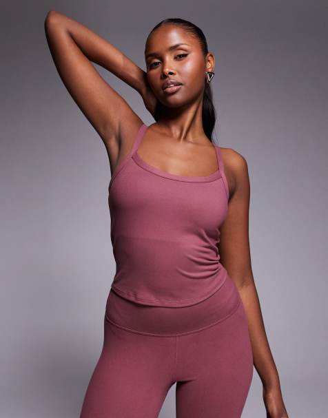 PUMA - Train all day - 2-in-1 tanktop in paars - view 1