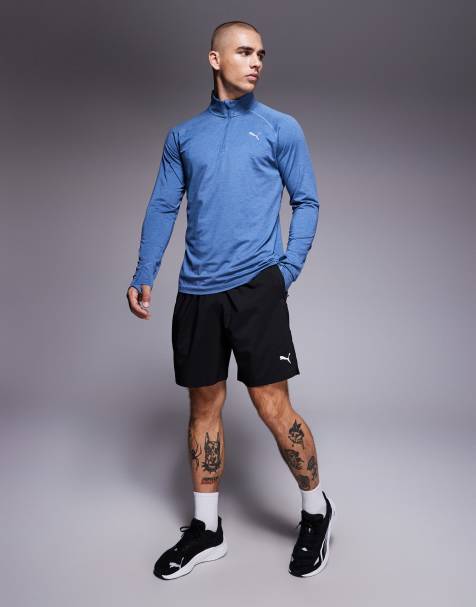 Puma Train all day foundations 7" woven shorts in black - view 1