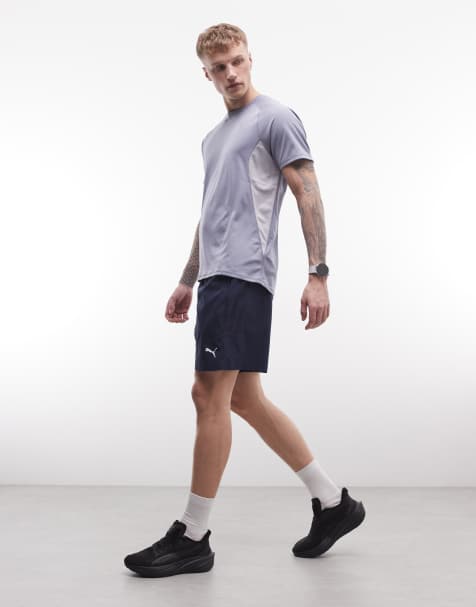Puma Train all day foundations 7" woven shorts in puma navy - view 1