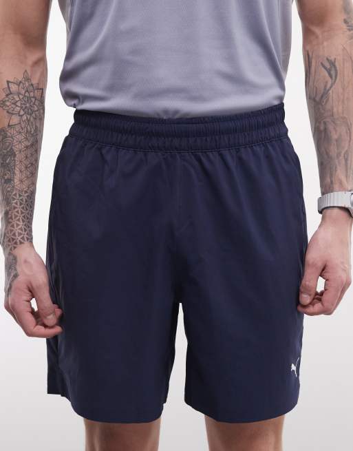 Puma Train all day foundations 7" woven shorts in puma navy, 4 of 5