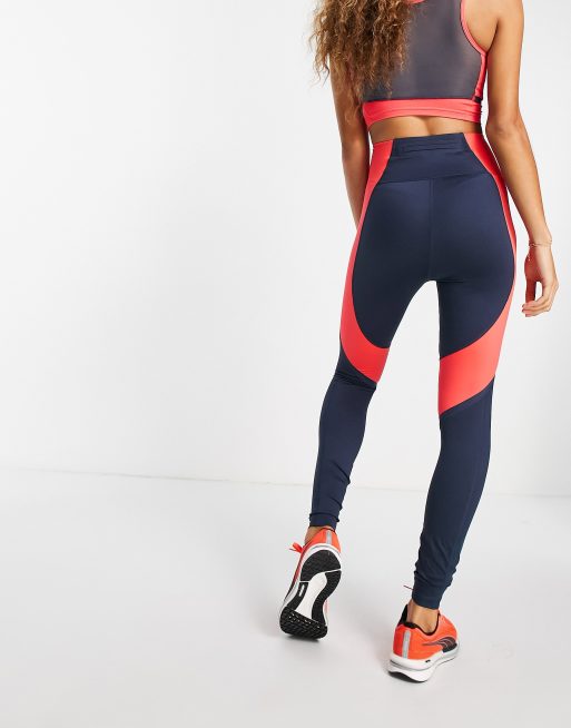 Puma Women's Train Eversculpt Logo Leggings (X-Small, Sunblaze/Spellbound)