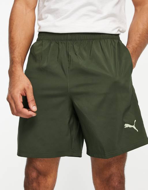 Green puma sales shorts