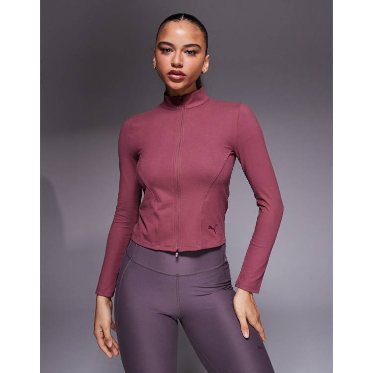 Puma Train full-zip top in pink | ASOS