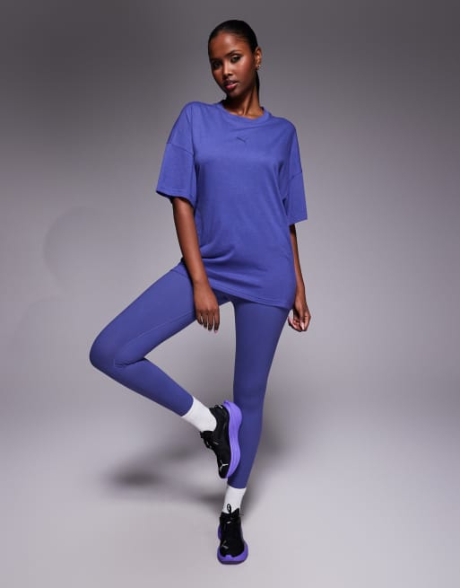 PUMA - Train - Oversized blå T-shirt, 3 af 4