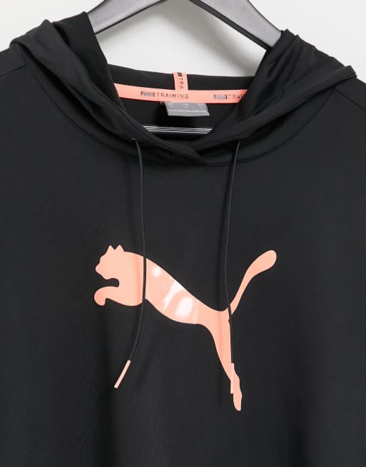 Black and rose gold puma hoodie sale