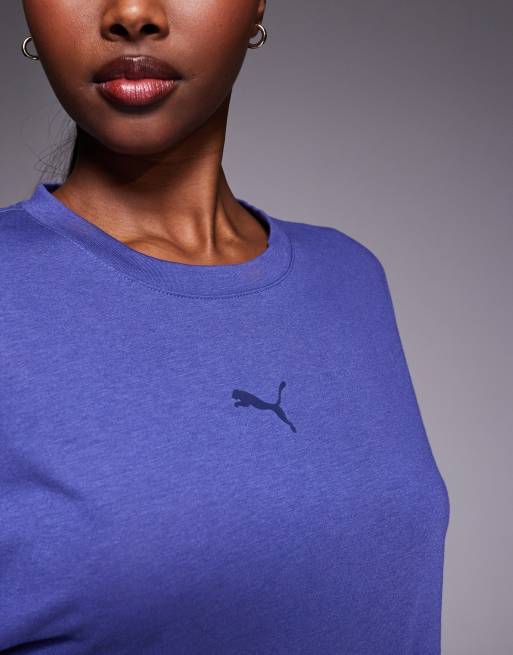 PUMA - Train - T-shirt oversize blu, 2 di 4