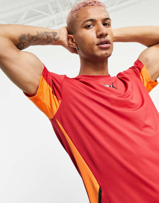 Puma Train Vent t-shirt in american beauty/ carrot