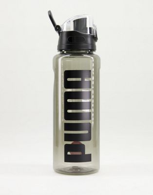 Puma Training 1 litre water bottle in black
