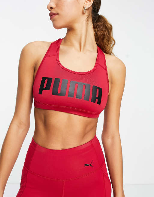 PUMA Red Active Sports Bras