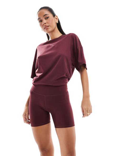 PUMA Training 5-inch shorts in burgundy, 3 of 5