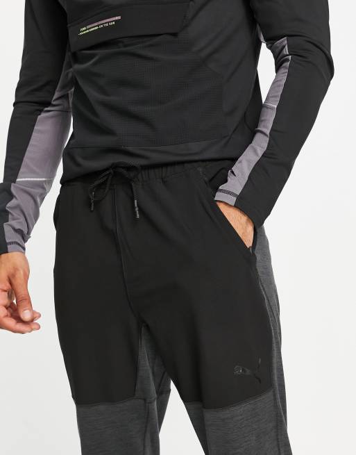 Puma Training Cloudspun Protection sweatpants in black and gray ASOS