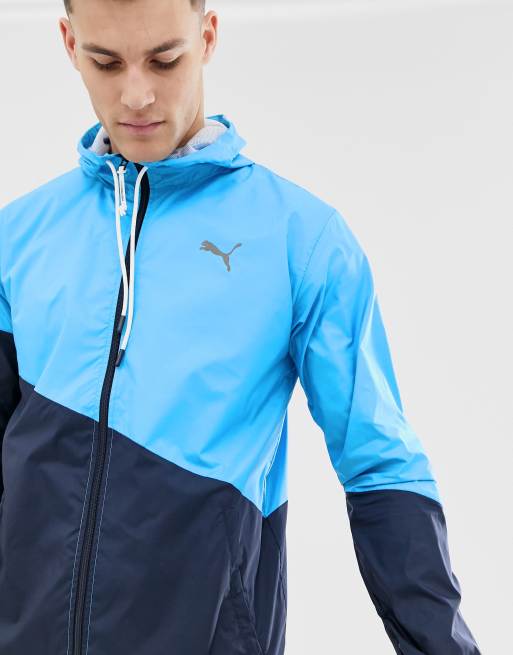 Blue puma clearance windbreaker