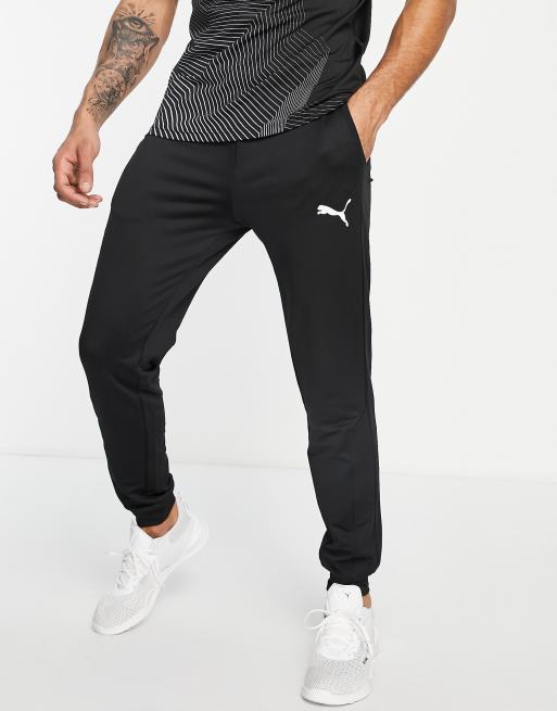 Puma Training cuffed trackies in black