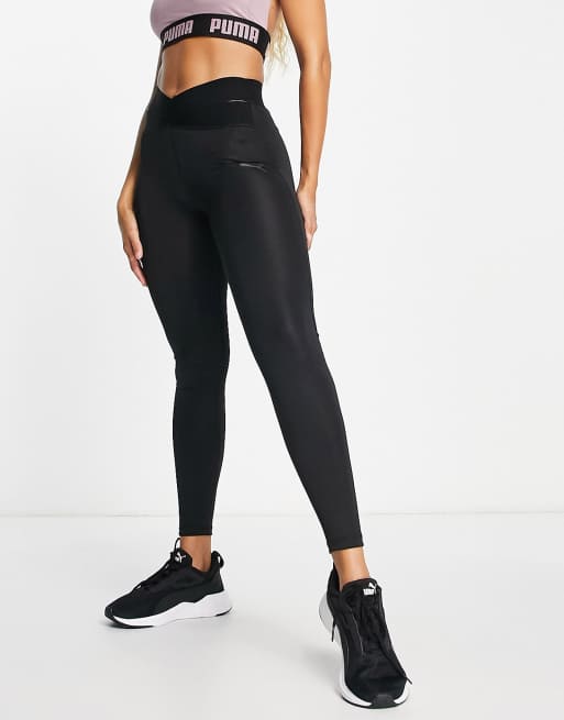 Puma Training Desert branded leggings in black