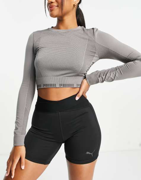 Puma Training Desert banded shorts in black