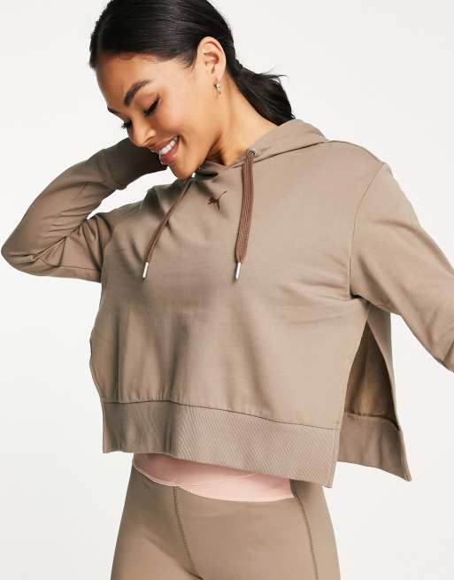 Puma - Training - Desert - Cropped hoodie in bruin