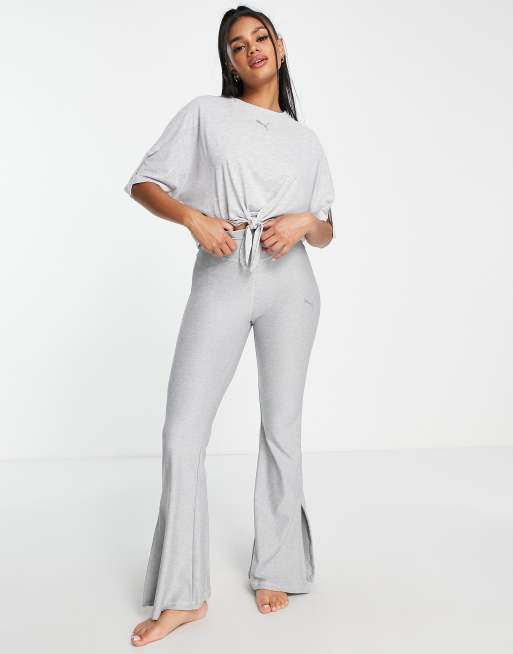 Puma Training Desert flared leggings in grey