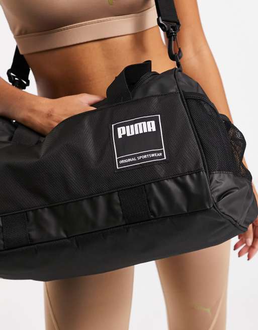 Puma leather duffle outlet bag