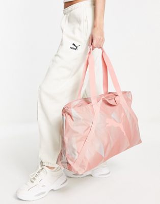 Puma Training Essential shopper bag in pink