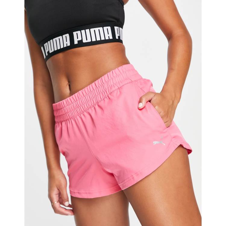 Pink puma shorts online