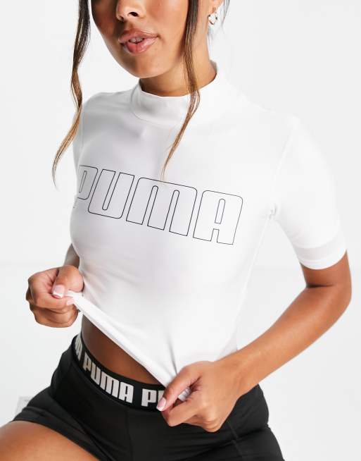 Col roulé puma blanc best sale