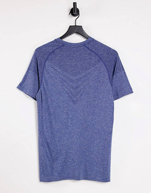  Puma Training Evo Knit t-shirt in blue 