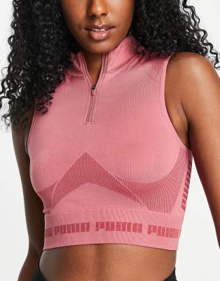 Puma Ballin' Cropped Jersey Tank Top