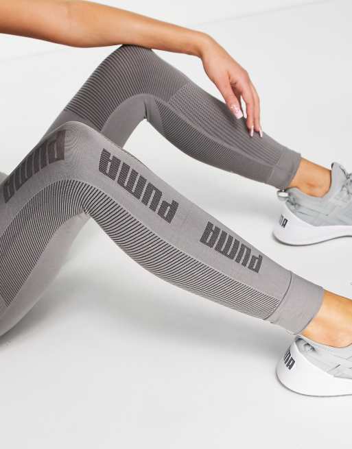 Puma Training Evoknit seamless leggings in mocha bisque, ASOS