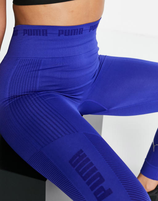 Calça Puma Leggings Formknit Seamless Ti Azul Xs Mulher