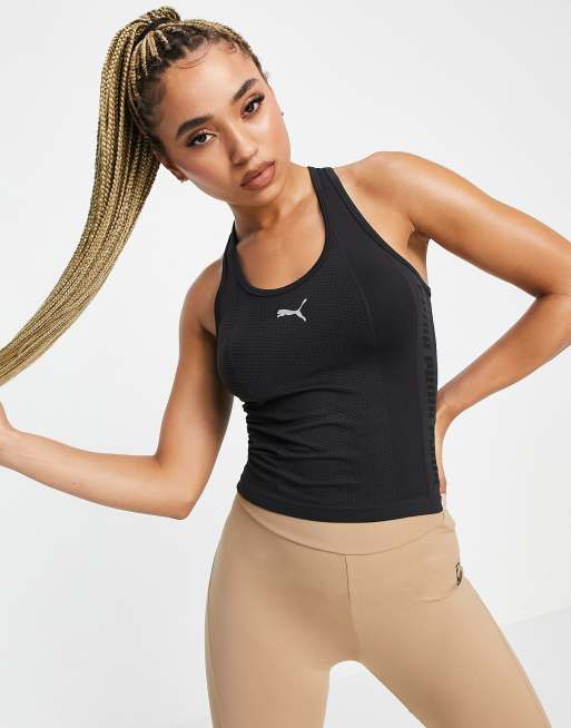 puma evoknit seamless crop