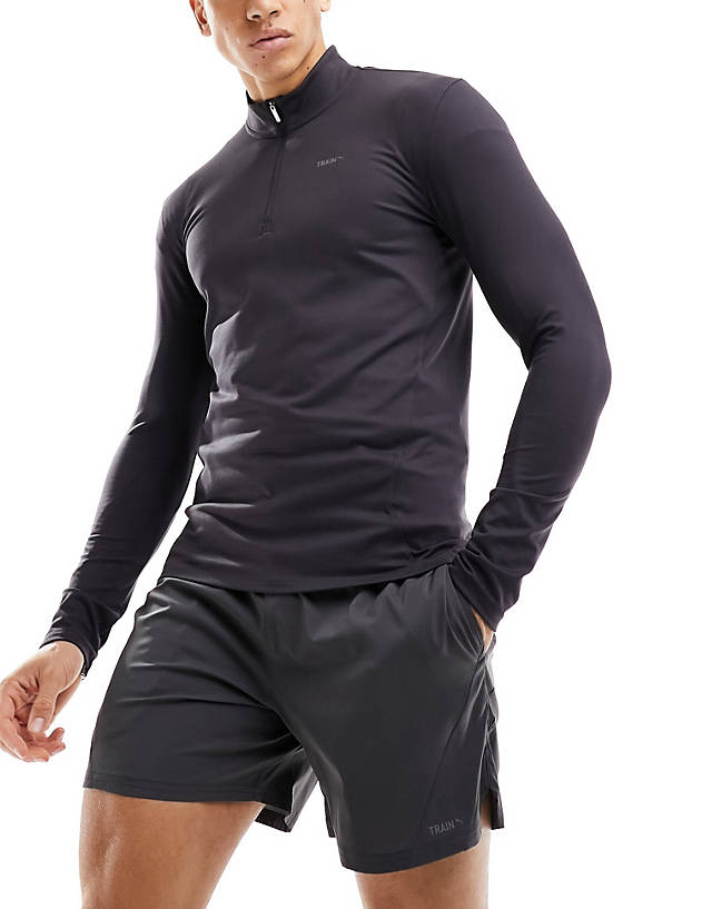 Puma - training evolve 1/4 zip sweatshirt in dark grey