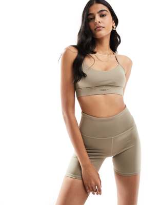 Puma Puma Training Evolve 5 inch legging shorts in brown