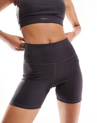  Puma Training Evolve 5 inch legging shorts in dark grey