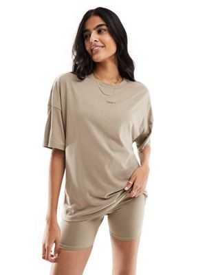 Puma Training Evolve oversized t-shirt in brown